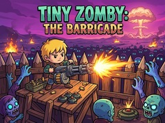 Žaidimas Tiny Zomby: The Barricade