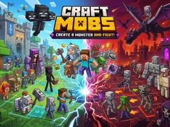 Žaidimas Craft Mobs: Create a Monster and Fight!