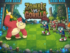 Žaidimas Zombie vs Gorilla