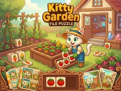 Žaidimas Kitty Garden Tile Puzzle
