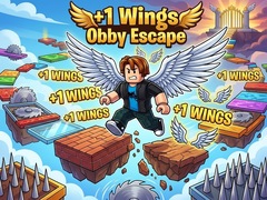 Žaidimas +1 Wings Obby Escape