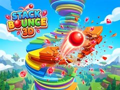 Žaidimas Stack Bounce 3D