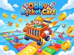 Žaidimas Obby Rocket Cart