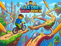 Žaidimas Bike Obby Draw Pencil