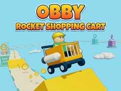 Žaidimas Obby - Rocket Shopping Cart
