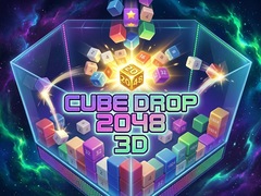 Žaidimas Cube Drop 2048 3D