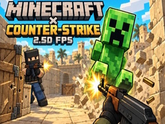 Žaidimas Minecraft Counter Strike: 2.5D FPS