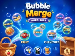 Žaidimas Bubble Merge: Word Sort