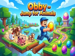 Žaidimas Obby - Jump for Animals