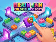 Žaidimas Brain Jam Color Block Sort