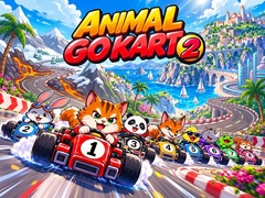 Žaidimas Animals Go Kart 2