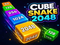 Žaidimas Cube Snake 2048