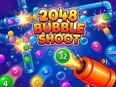 Žaidimas 2048 Bubble Shoot