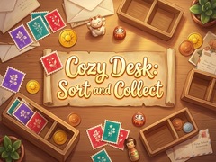 Žaidimas Cozy Desk Sort and Collect