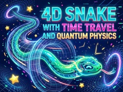 Žaidimas 4D Snake with Time travel and Quantum Physics
