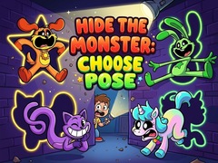 Žaidimas Hide the Monster: Choose Pose