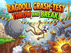 Žaidimas Ragdoll Crash-Test: Throw and Break!