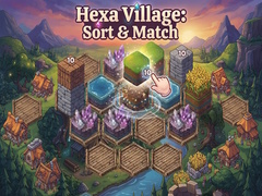 Žaidimas Hexa Village: Sort & Match