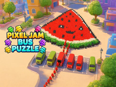 Žaidimas Pixel Jam Bus Puzzle: Color Sort
