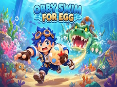 Žaidimas Obby Swim for Egg