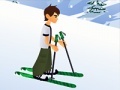 Žaidimas Ben 10 Downhill Skiing