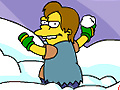 Žaidimas Simpsons Snowball Fight