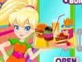 Žaidimas Pollys Burger Cafe
