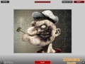 Žaidimas Popeye Zombie Puzzle