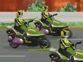 Žaidimas Power Rangers Moto Race