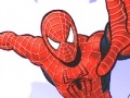 Žaidimas Spiderman flying: coloring