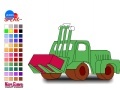 Žaidimas tractor coloring