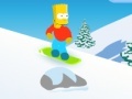 Žaidimas Bart snowboarding