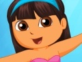 Žaidimas Cute Dora Mermaid Dressup