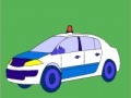 Žaidimas Old model police car coloring