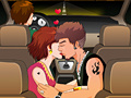 Žaidimas Kiss in the taxi