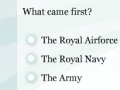 Žaidimas The British Military Quiz!